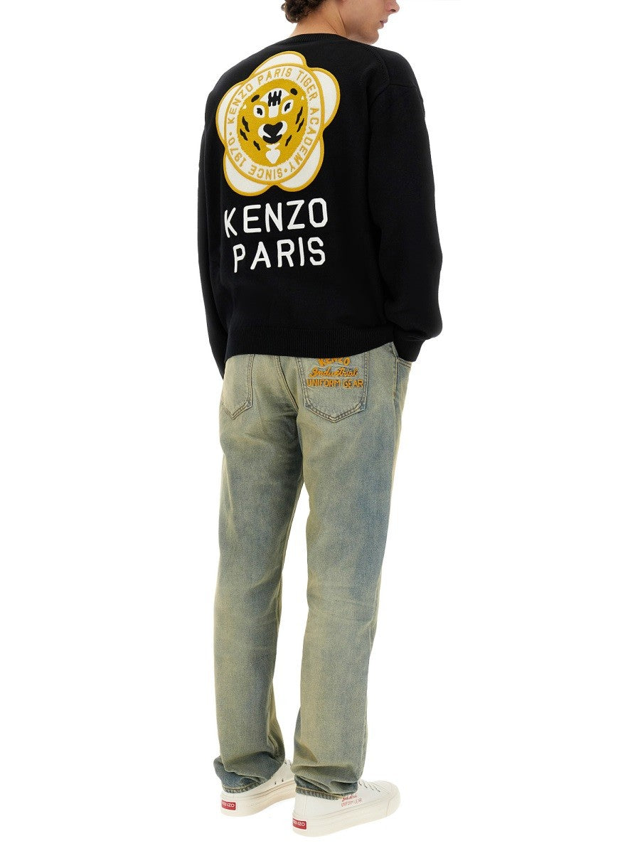 Kenzo KARDIGAN S VÝŠIVKOU TIGER ACADEMY