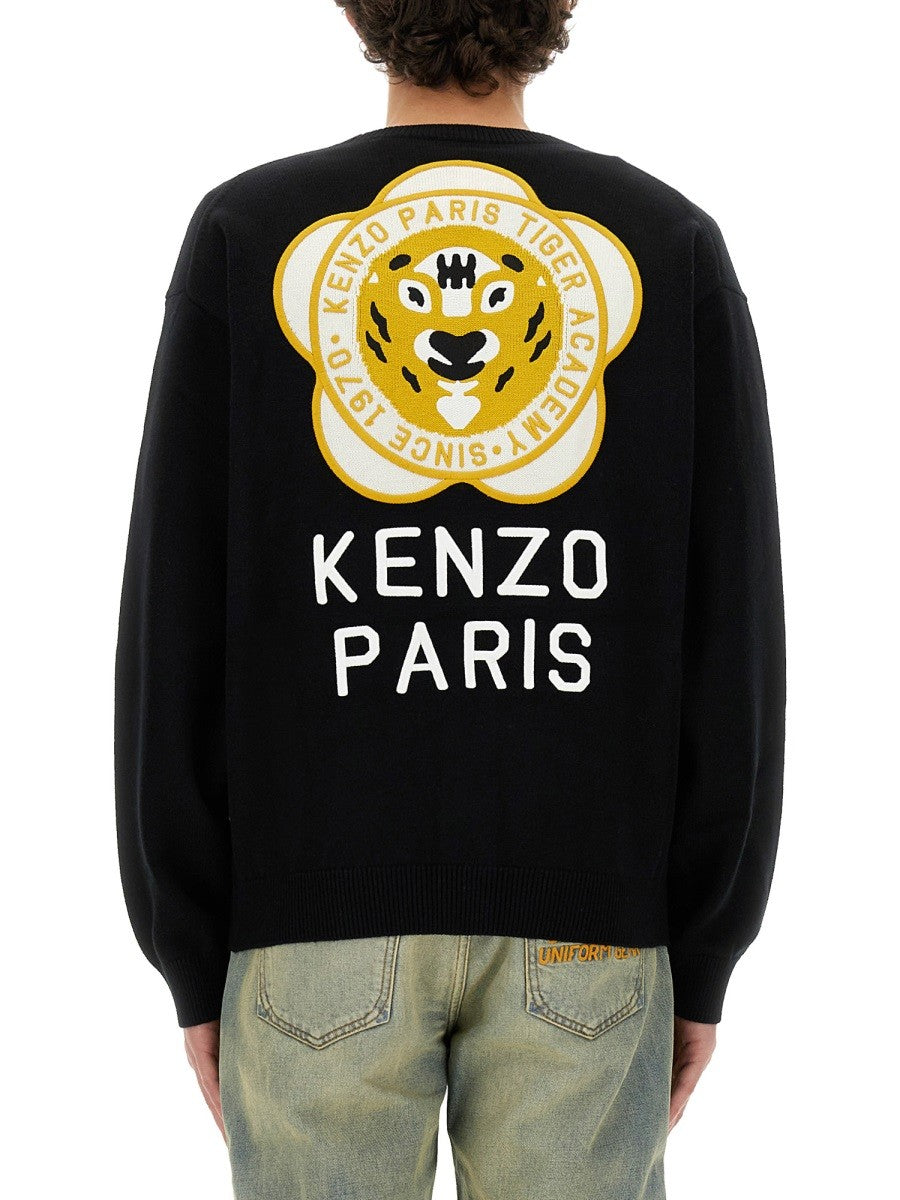 Kenzo KARDIGAN S VÝŠIVKOU TIGER ACADEMY