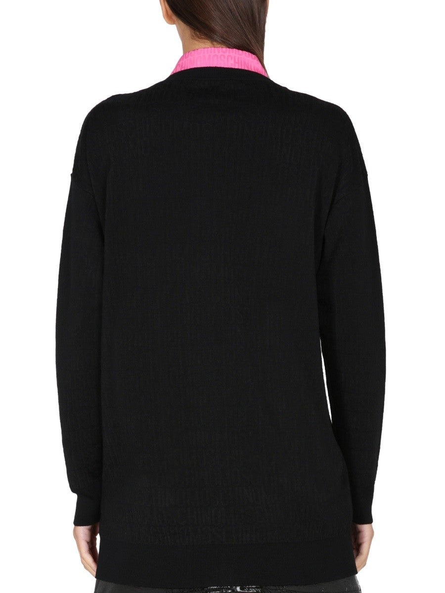 Moschino CARDIGAN CU LOGO