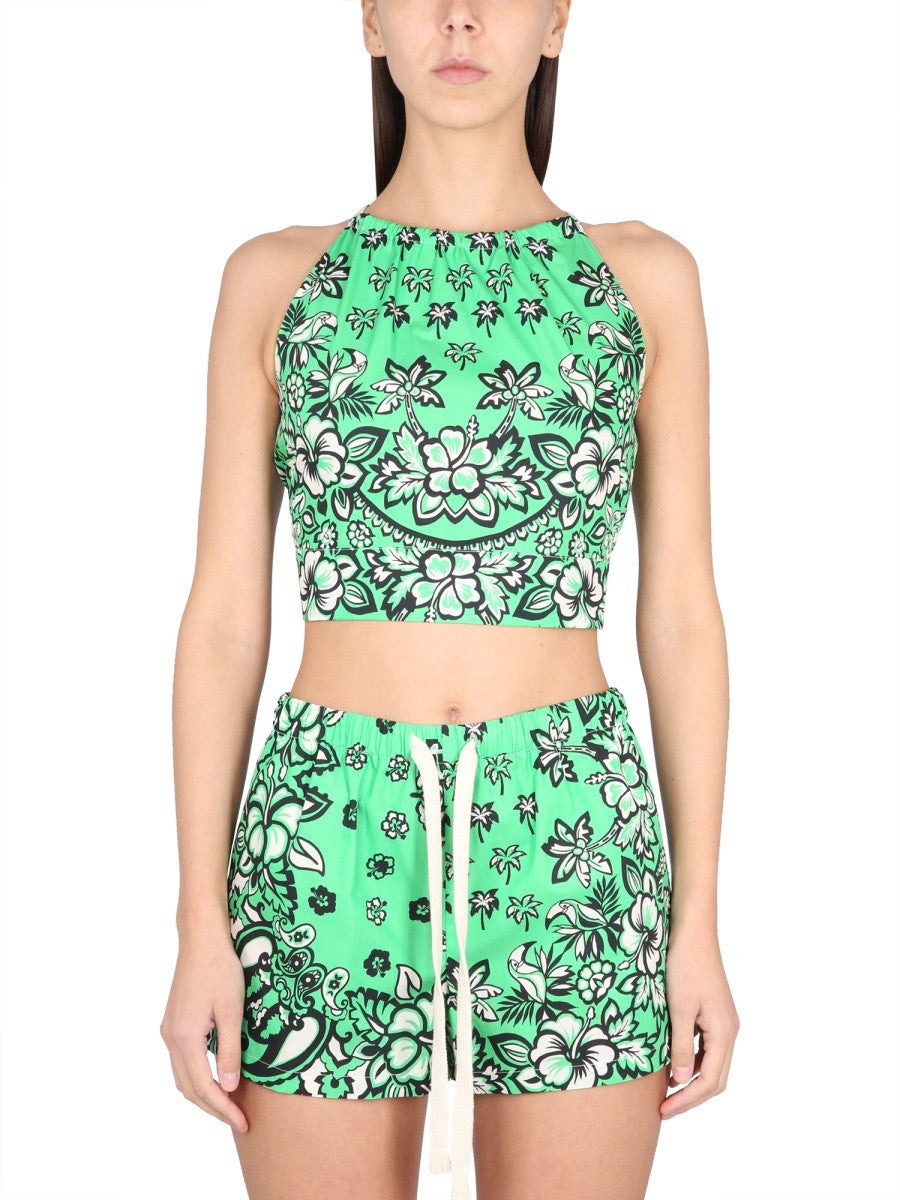 Red Valentino CARRE' BANDANA TOP