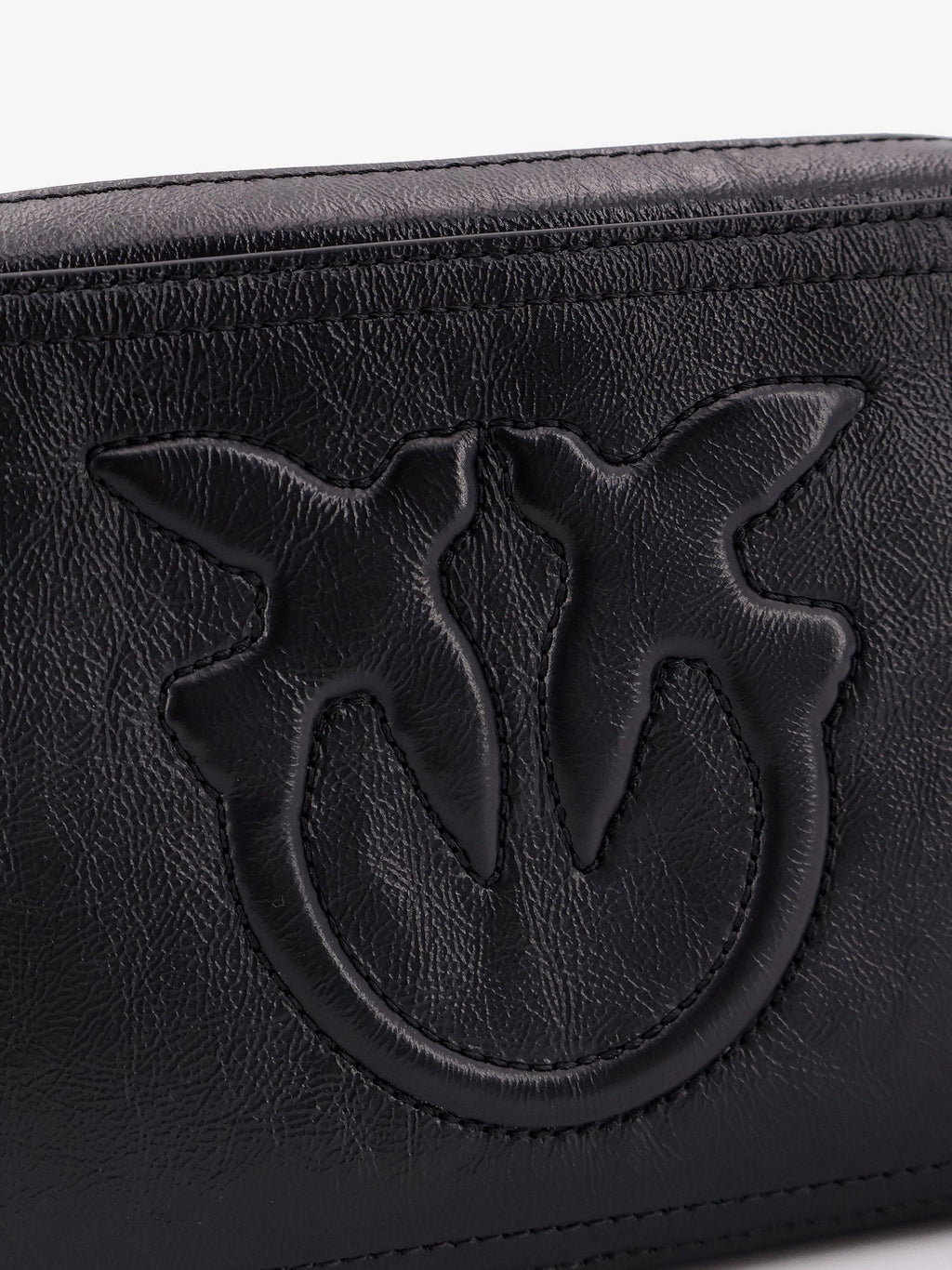 Pinko Carrie leather shoulder bag