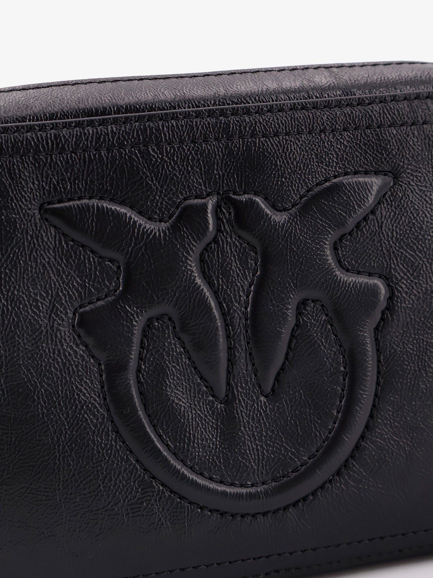 Pinko Carrie leather shoulder bag