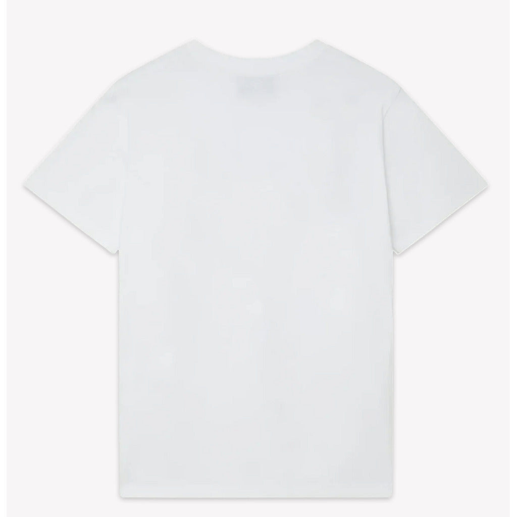 Back view of the Casablanca 'Casa Way' white short sleeve organic cotton t-shirt
