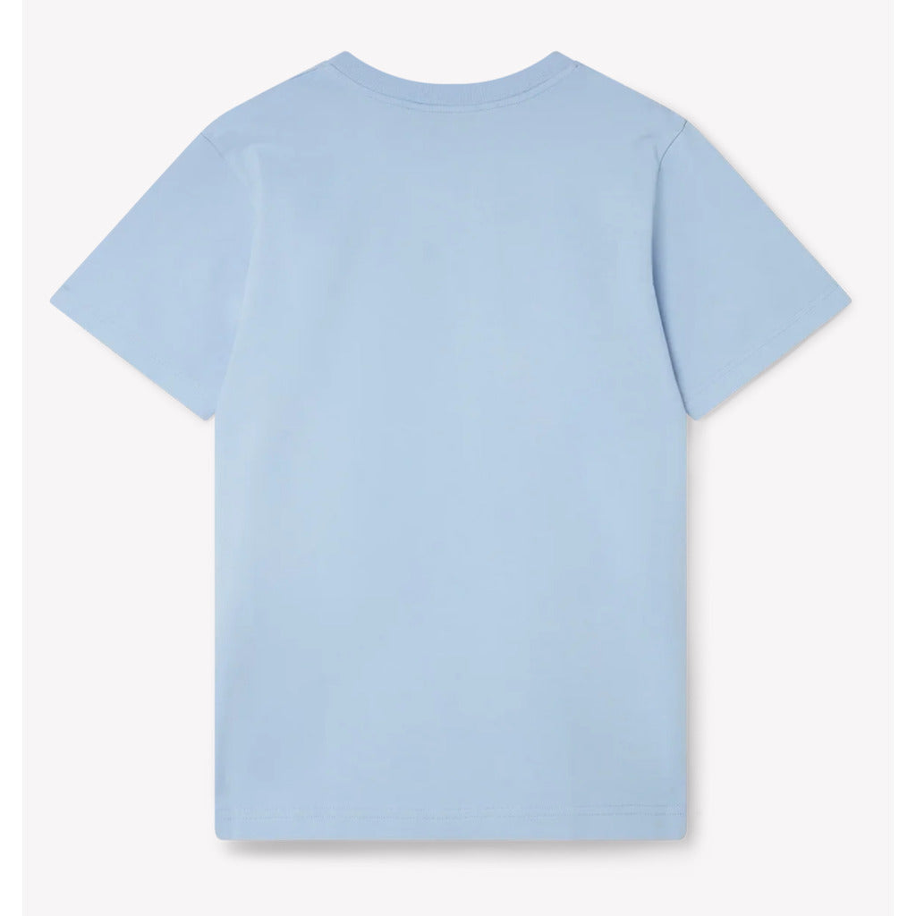 Back view of the Casablanca 'Maison De Reve' blue short sleeve t-shirt

