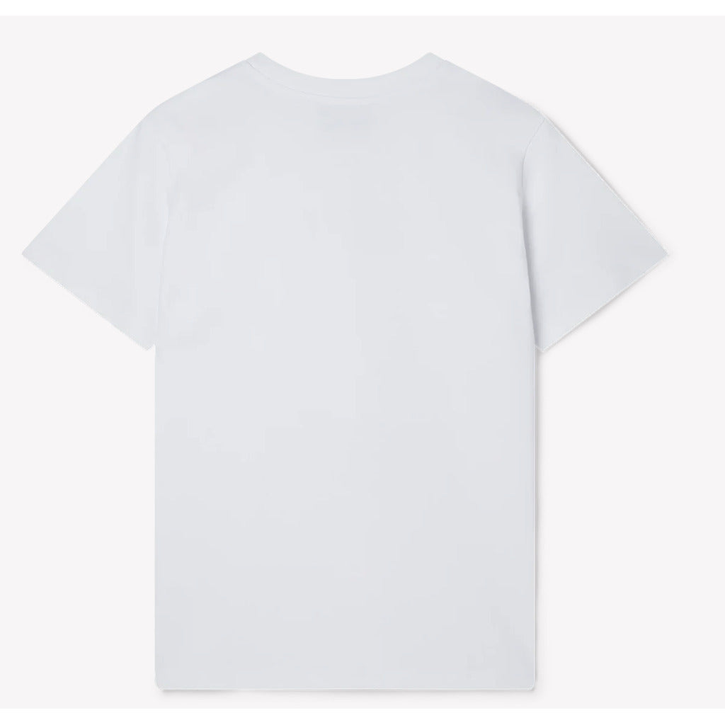 Back view of the Casablanca Le Joueuse white organic cotton tee.
