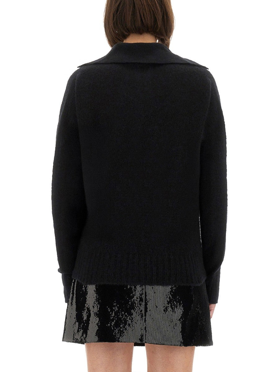 Tom Ford CASHMERE AND SILK LONG SLEEVE POLO SHIRT