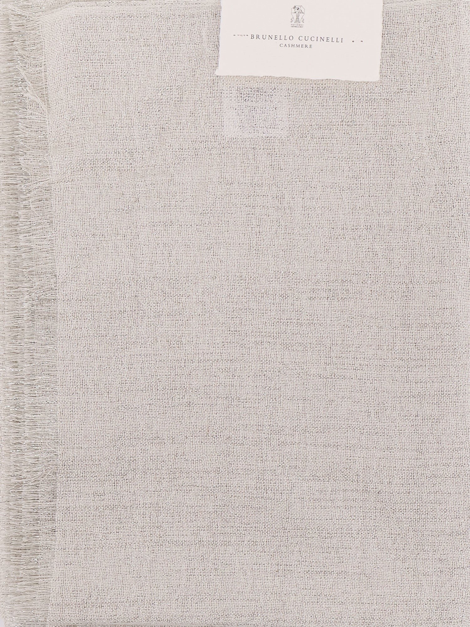 Brunello Cucinelli Cashmere and silk sparkling scarf