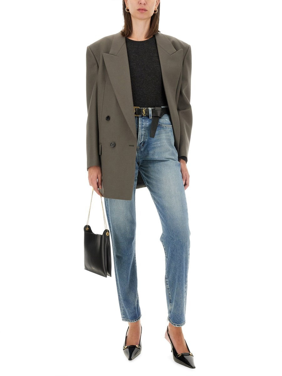 Saint Laurent JERSEY DE CACHEMIR Y SEDA