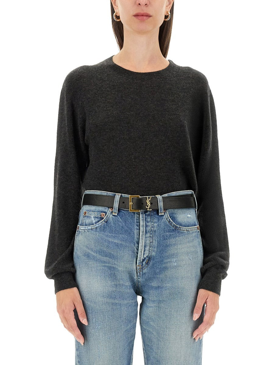 Saint Laurent JERSEY DE CACHEMIR Y SEDA