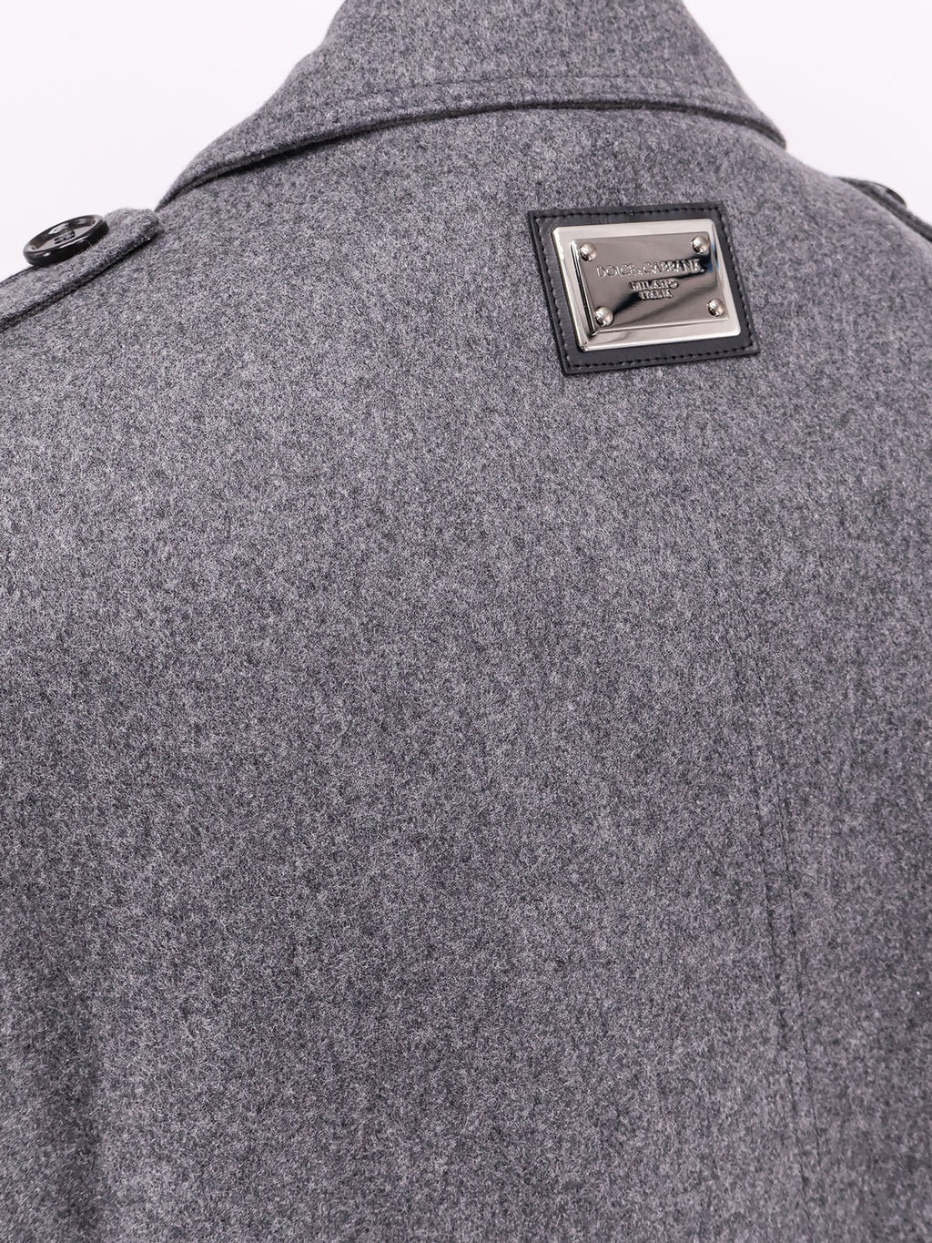 Dolce & Gabbana Cashmere and wool caban with re-edition label