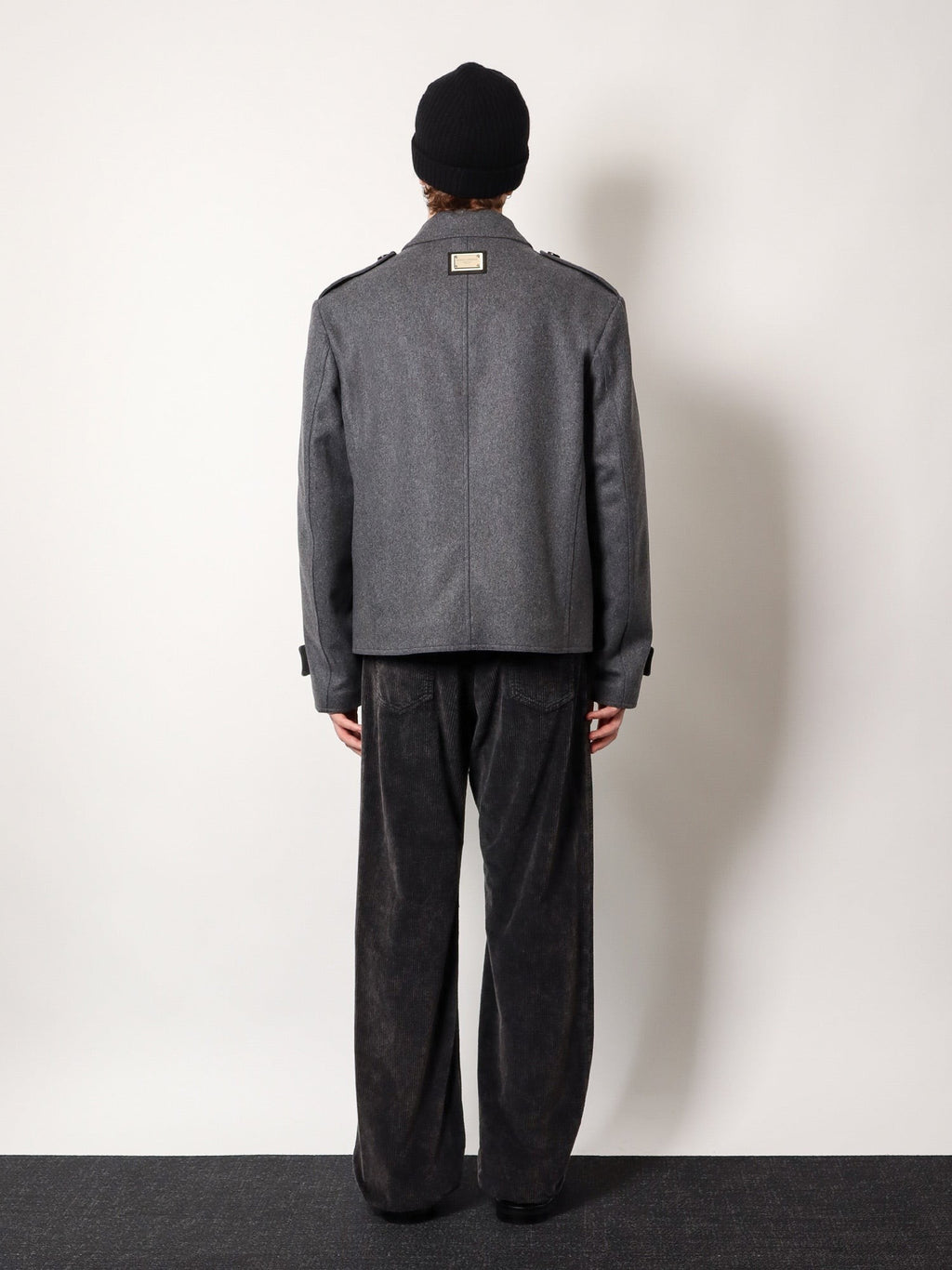 Dolce & Gabbana Cashmere and wool caban with re-edition label