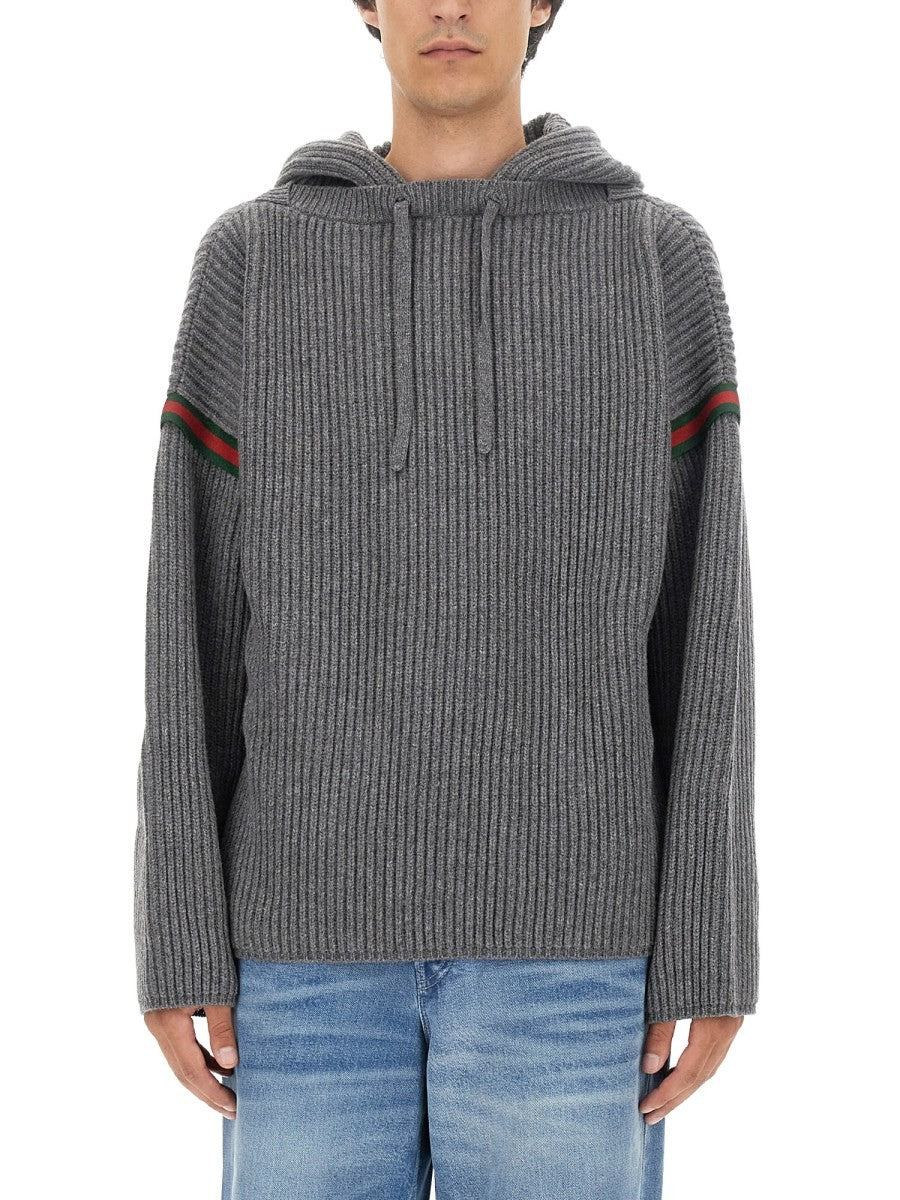 Gucci SWETER Z KASZMIRU I WEŁNY