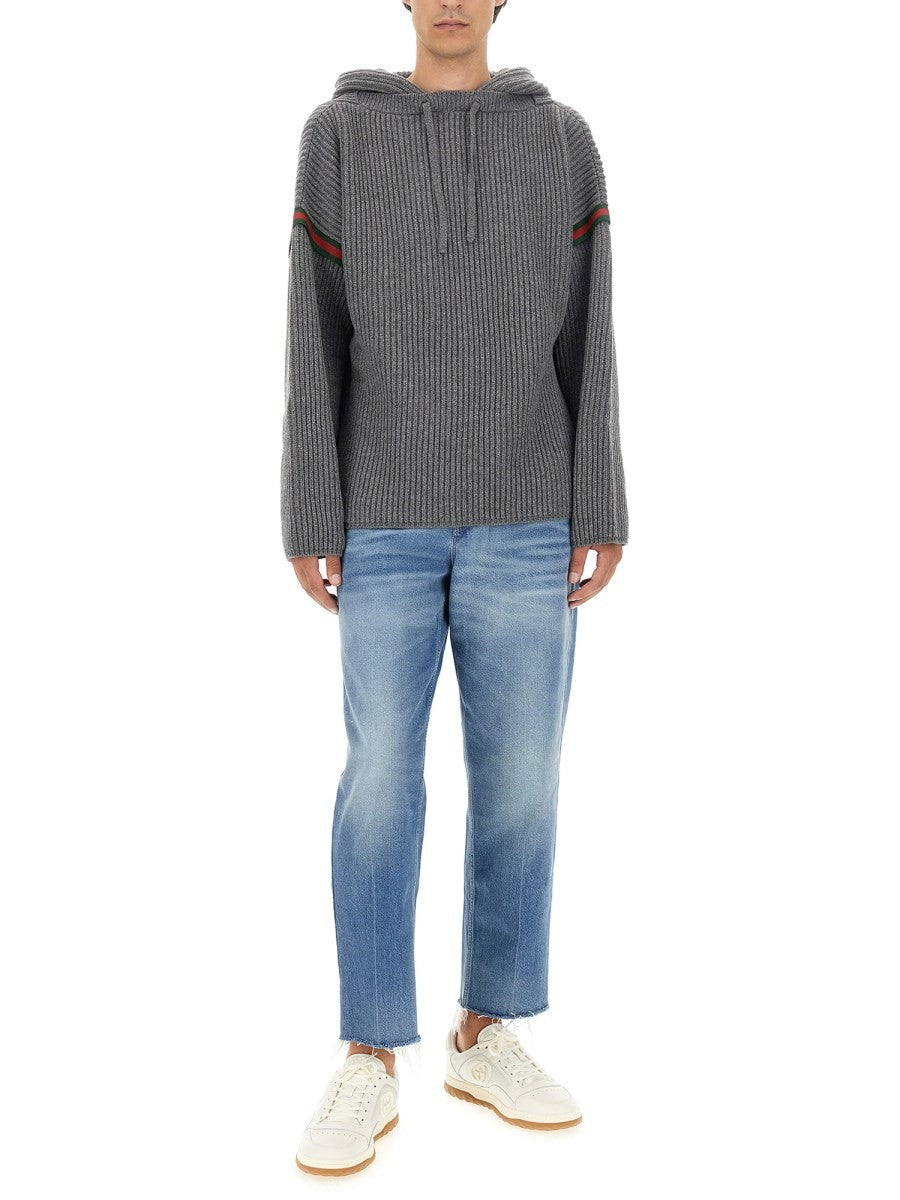 Gucci SWETER Z KASZMIRU I WEŁNY