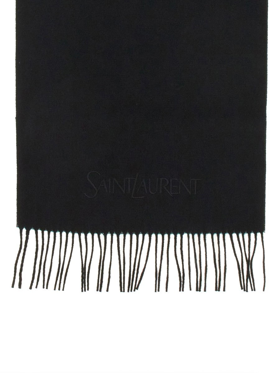 Saint Laurent CASHMERE JACQUARD SCARF