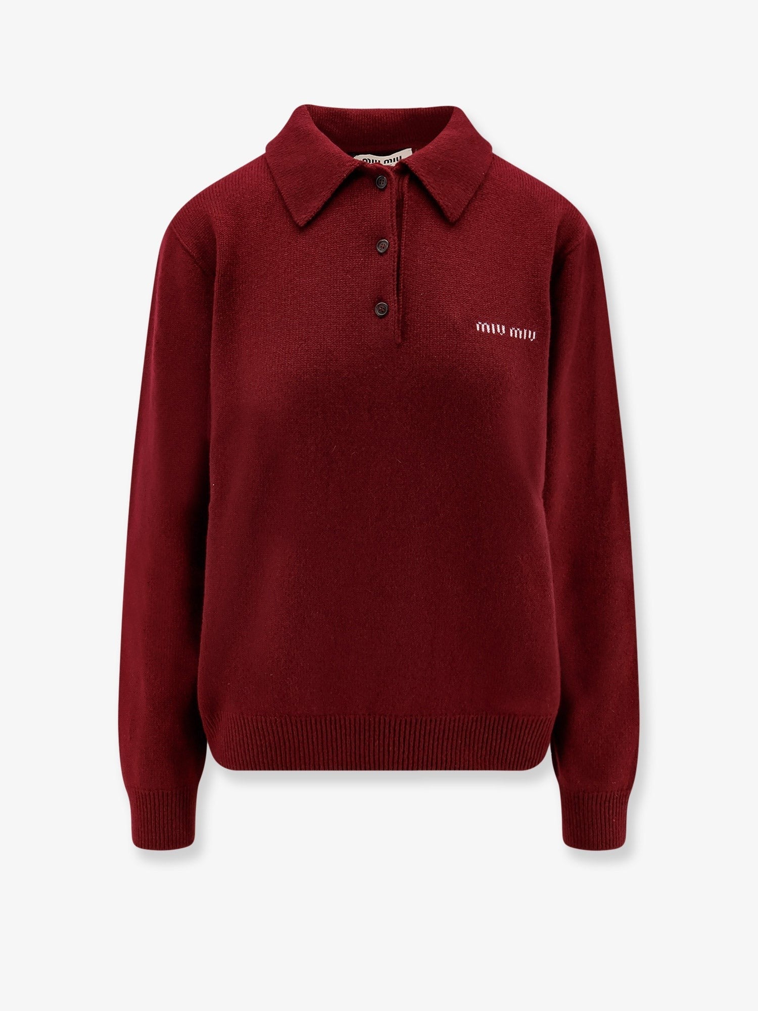 Miu Miu Cashmere polo sweater