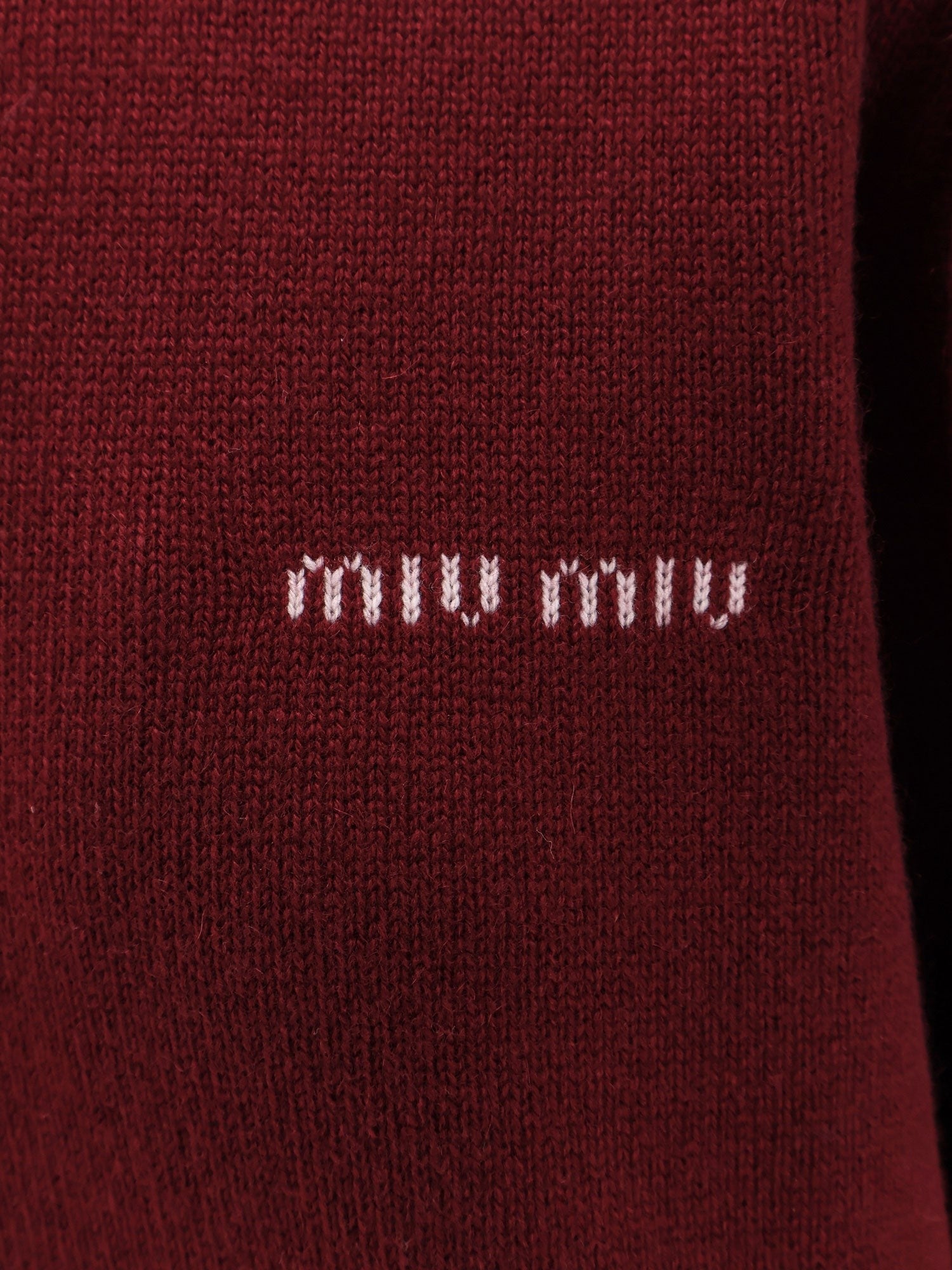 Miu Miu Cashmere polo sweater