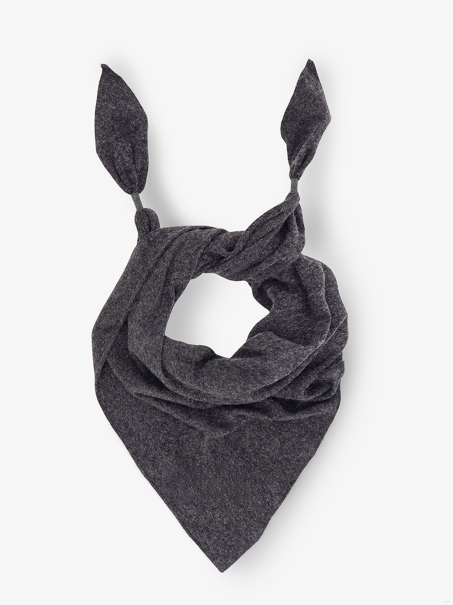 Brunello Cucinelli Cashmere scarf with Monili detail