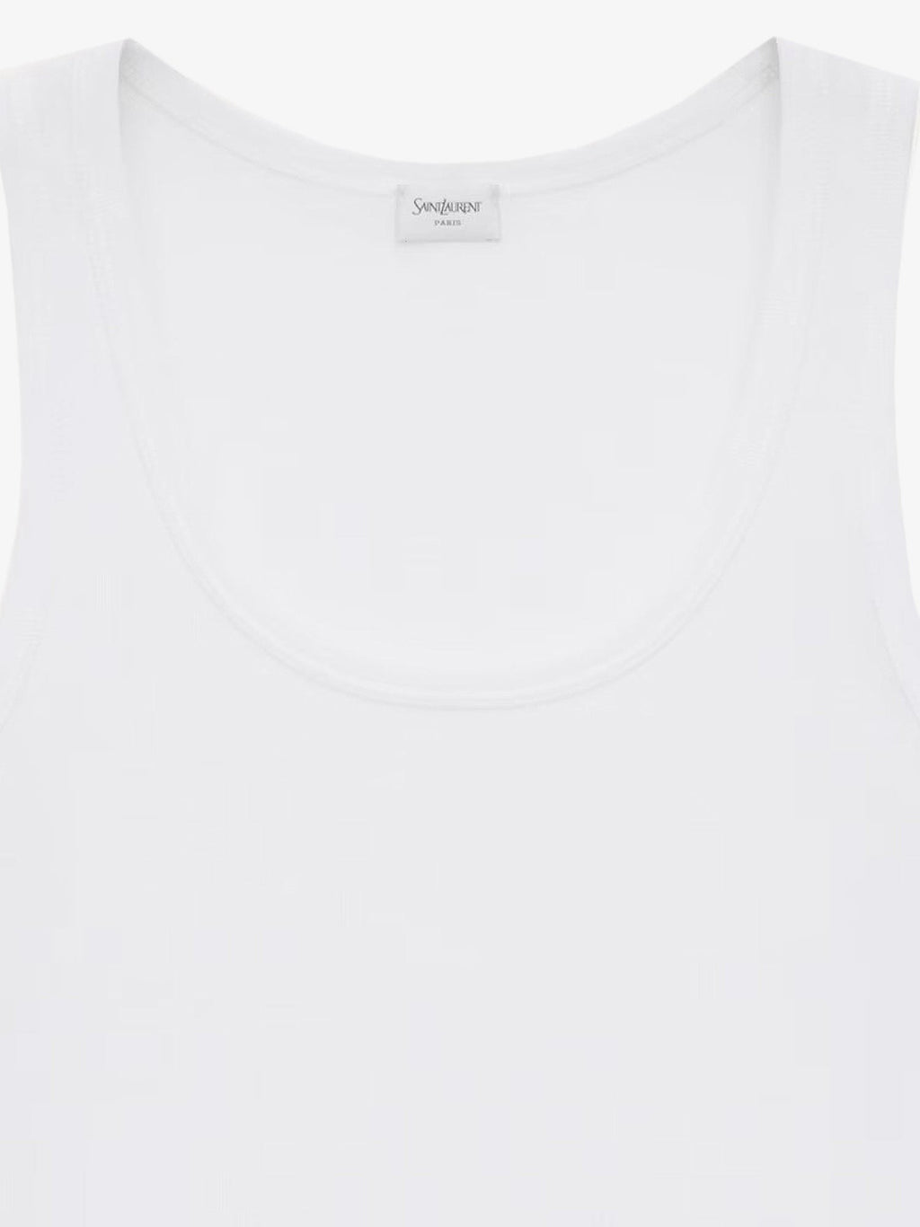 Saint Laurent Cassandre top din bumbac certificat