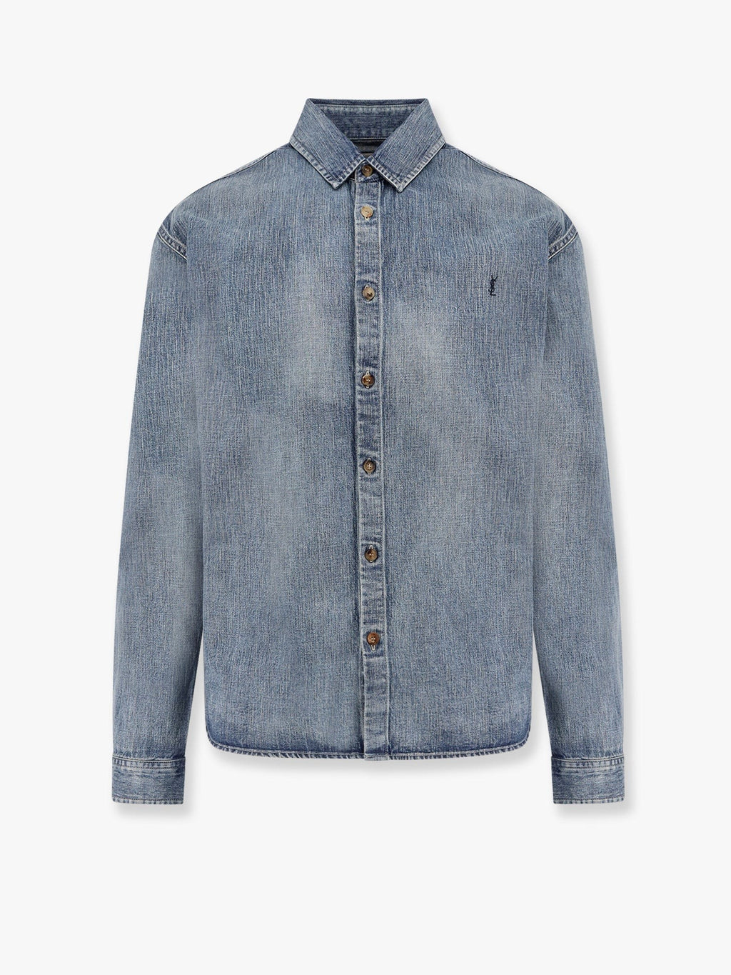 Saint Laurent Cassandre denim shirt