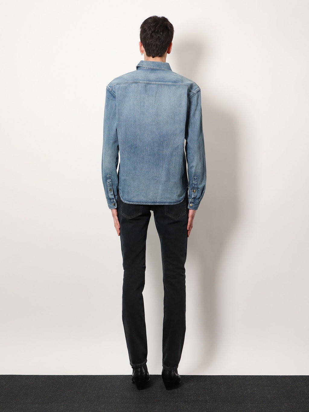 Saint Laurent Cassandre denim shirt