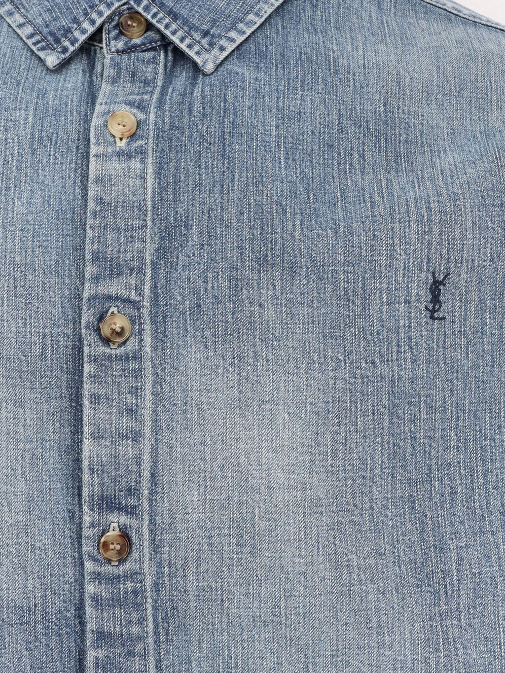Saint Laurent Cassandre denim shirt