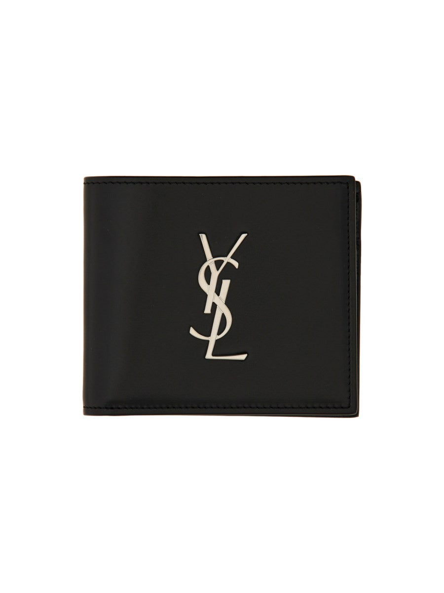 Saint Laurent "CASSANDRE EAST/WEST" PORTEFEUILLE EN CUIR