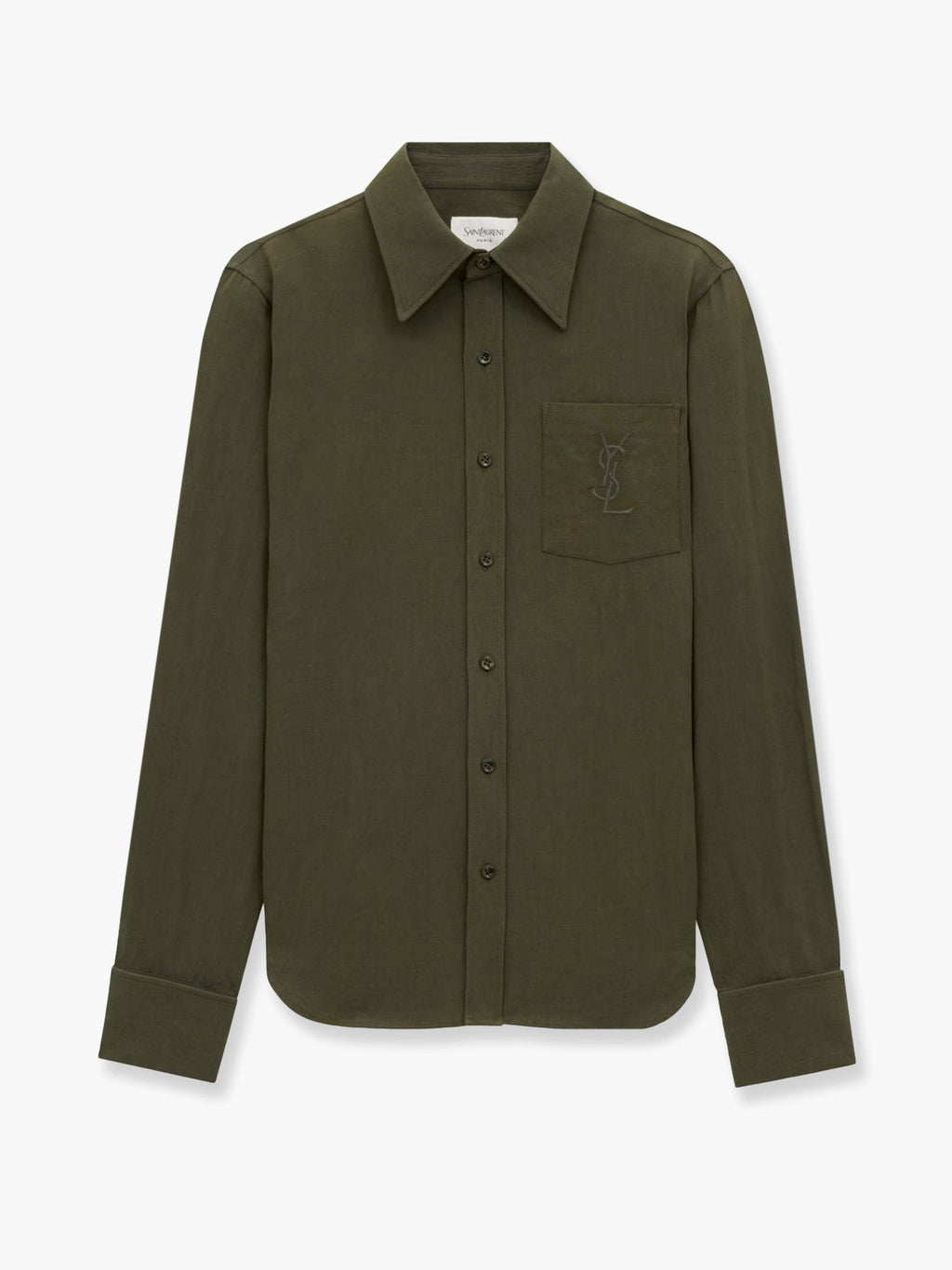 Saint Laurent Cassandre linen and cotton shirt