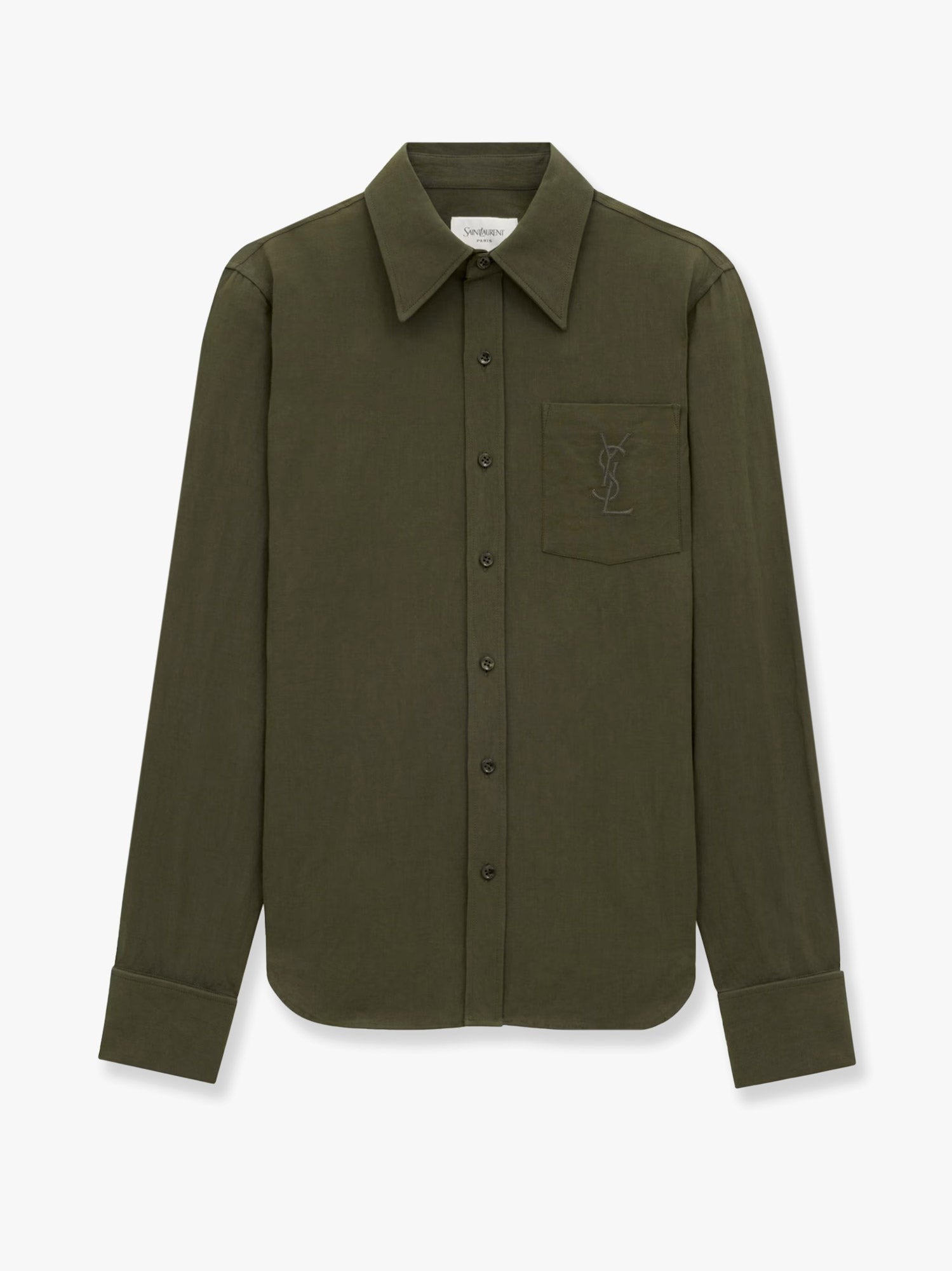 Saint Laurent Cassandre linen and cotton shirt