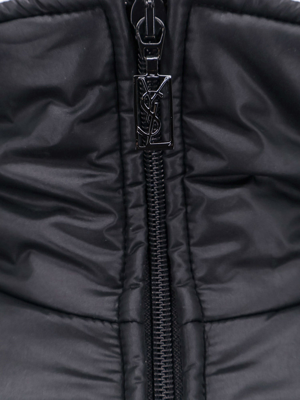 Saint Laurent Cassandre jachetă căptușită și matlasată din nailon