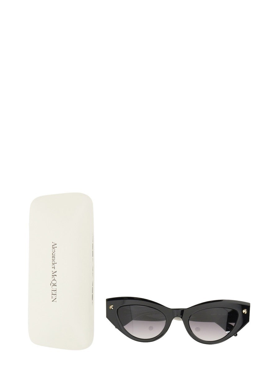 Alexander Mcqueen CAT-EYE SONNENBRILLE SPITZNIETEN