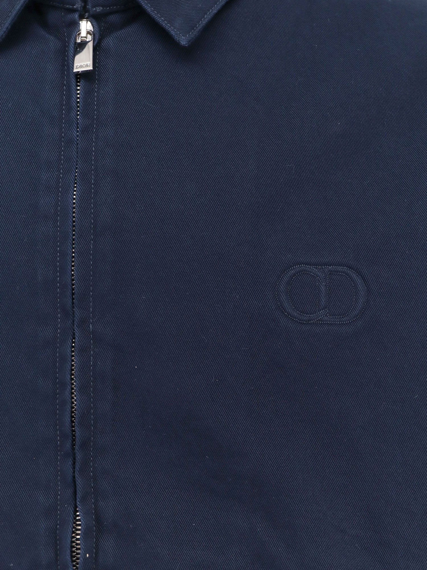 Dior Cd icon cotton twill jacket with zip closure
