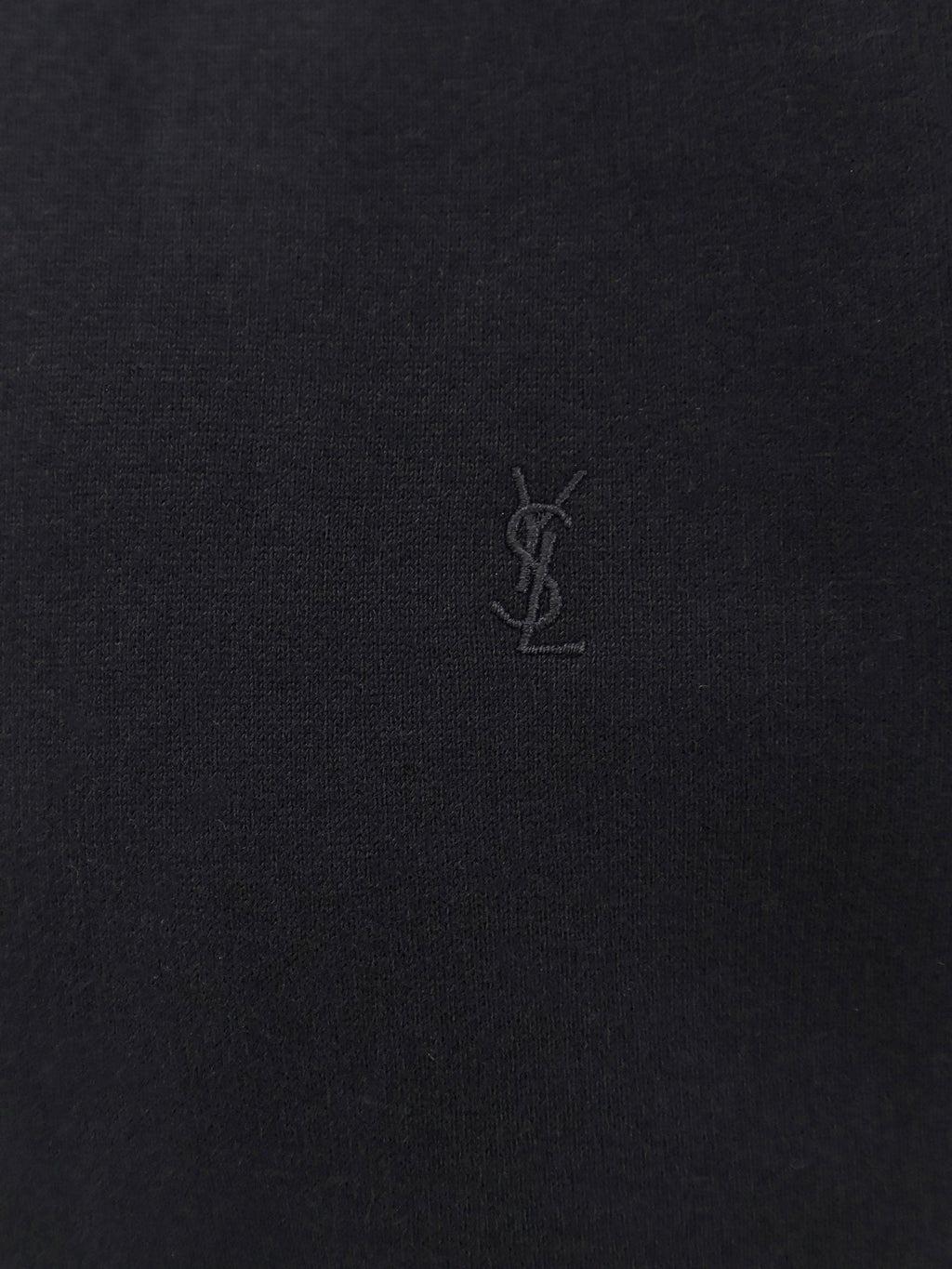 Saint Laurent Certified cotton sweatshirt with Cassandre embroidery