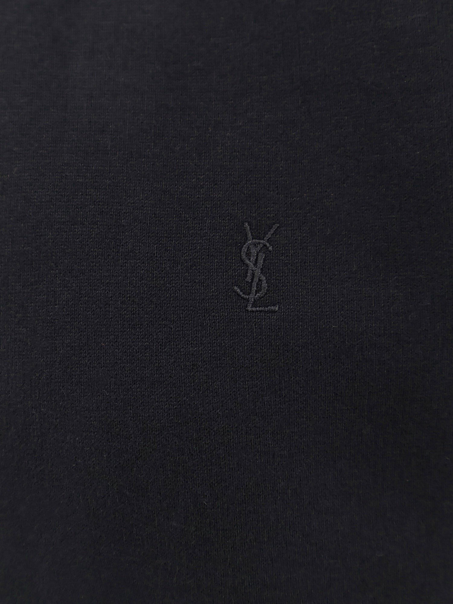Saint Laurent Certified cotton sweatshirt with Cassandre embroidery