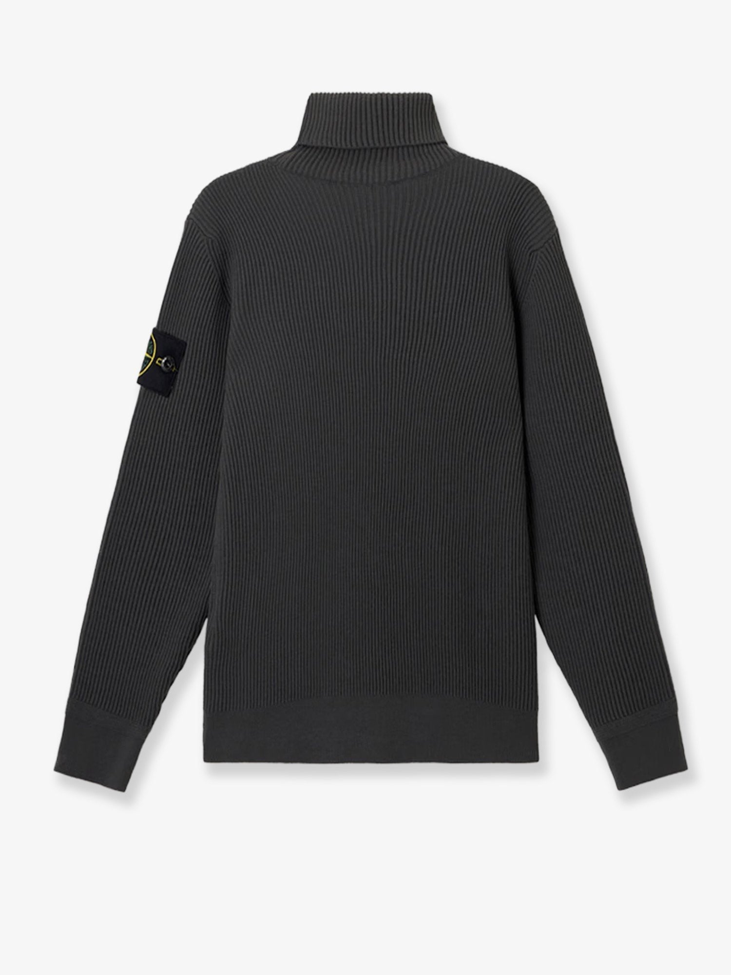 Stone Island Certified virgin wool turtleneck sweater