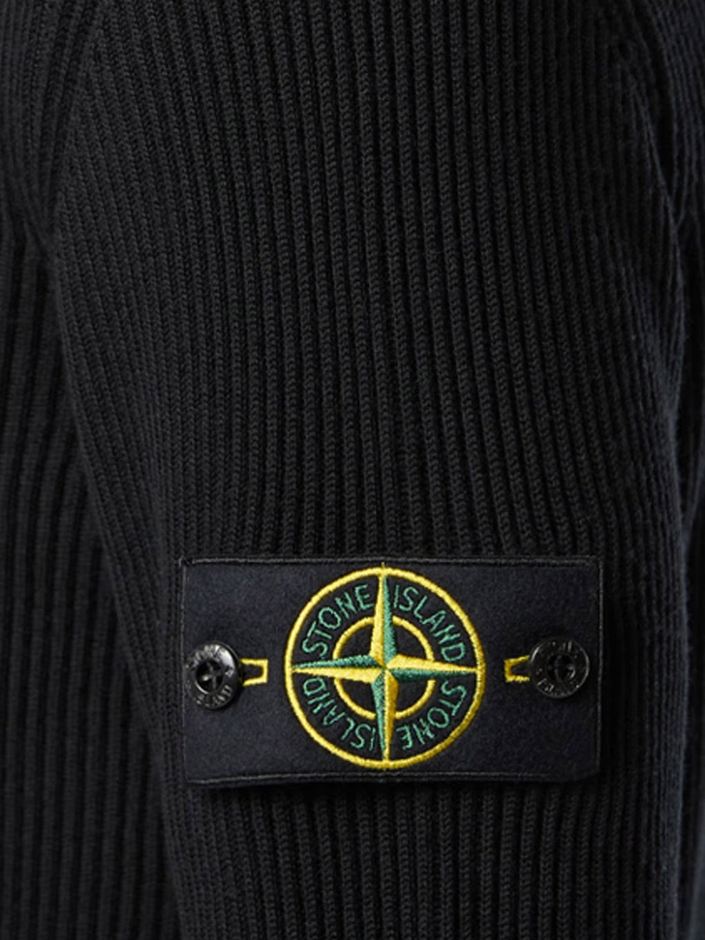 Stone Island Certified virgin wool turtleneck sweater