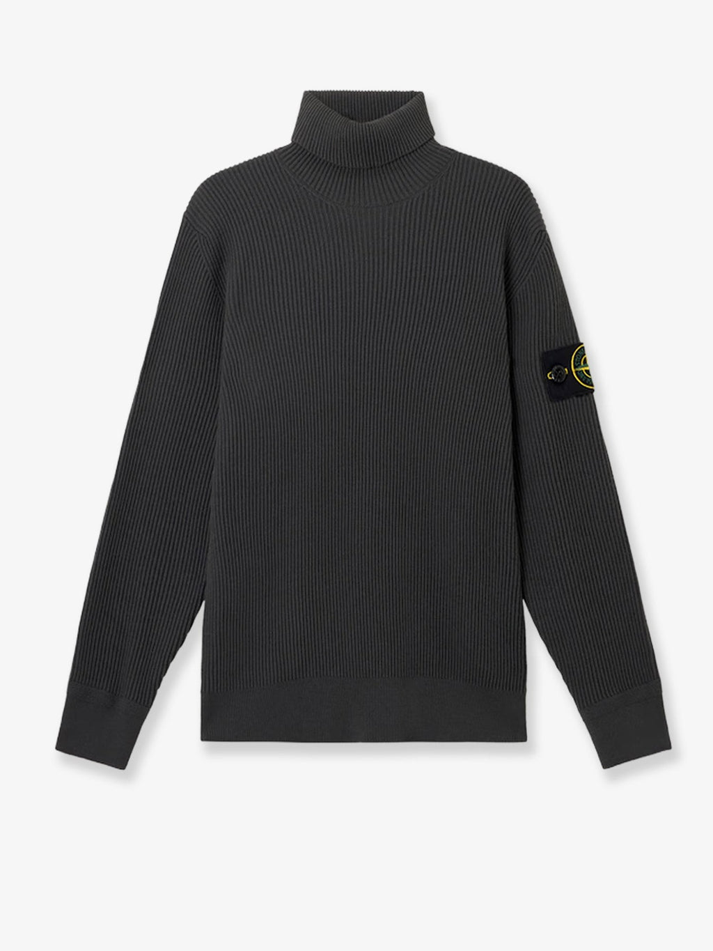 Stone Island Certified virgin wool turtleneck sweater