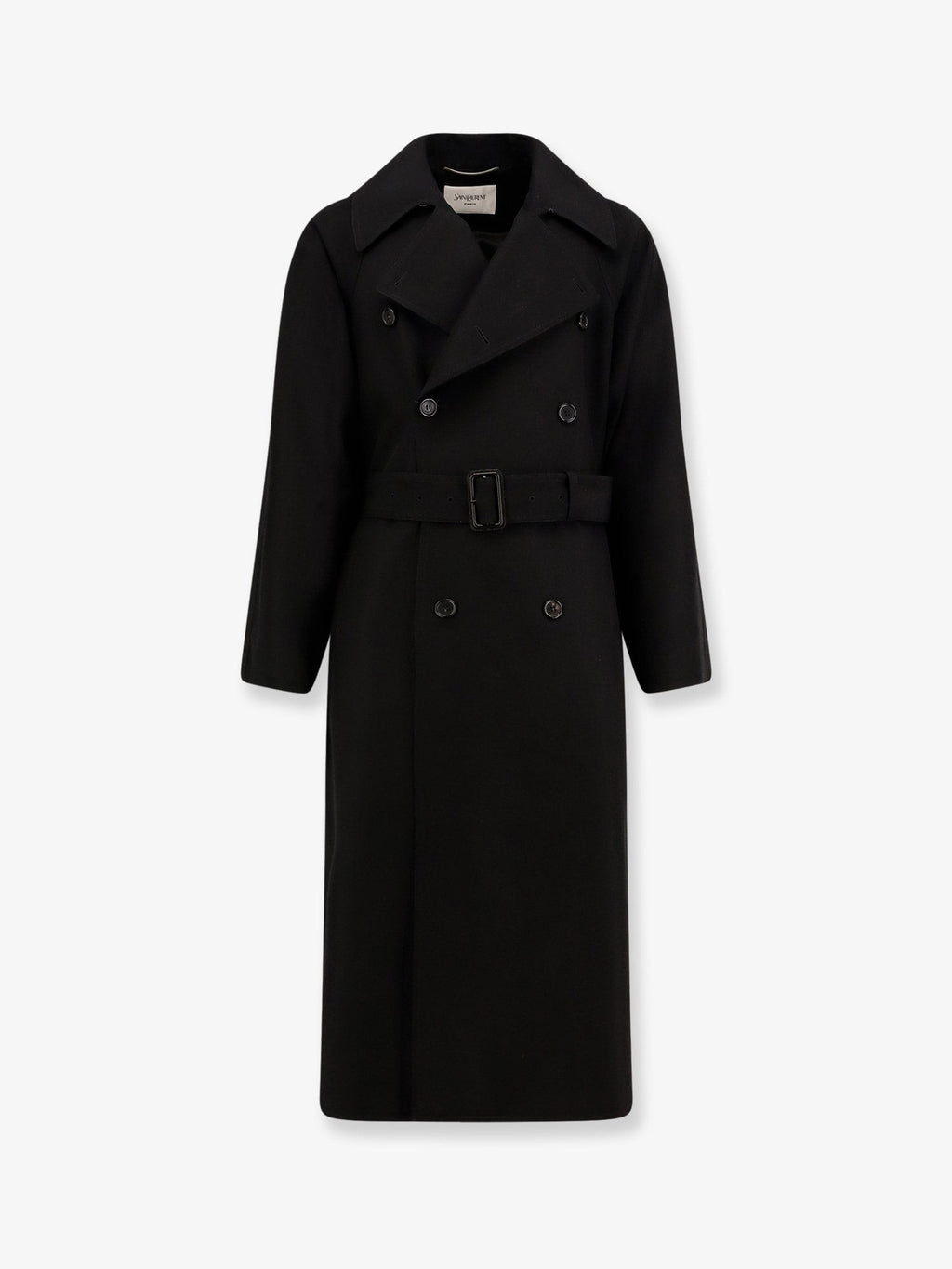 Saint Laurent Certified wool coat with belt