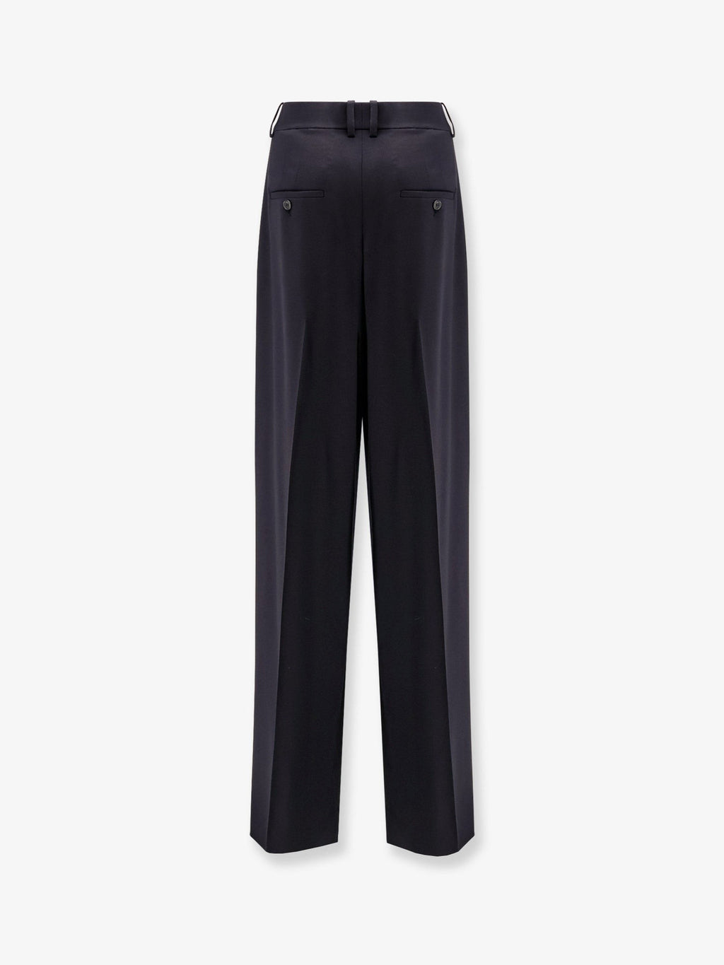 Saint Laurent Certified wool trousers with wide leg