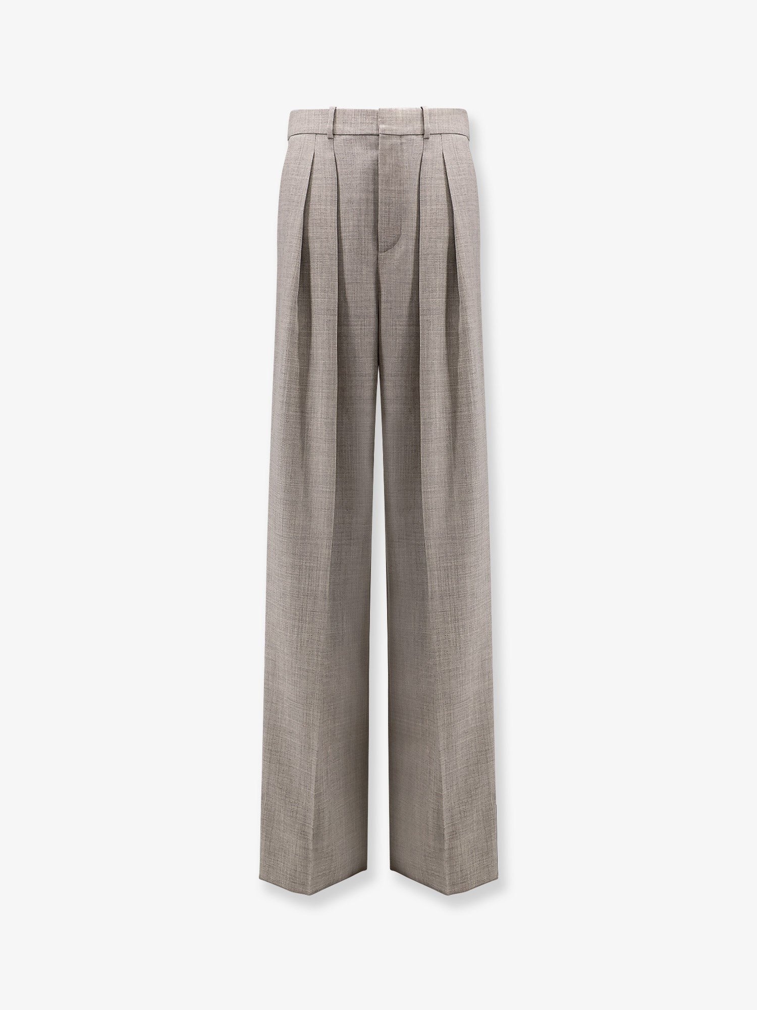 Saint Laurent Sertifioidut villahousut leveällä lahkeella
