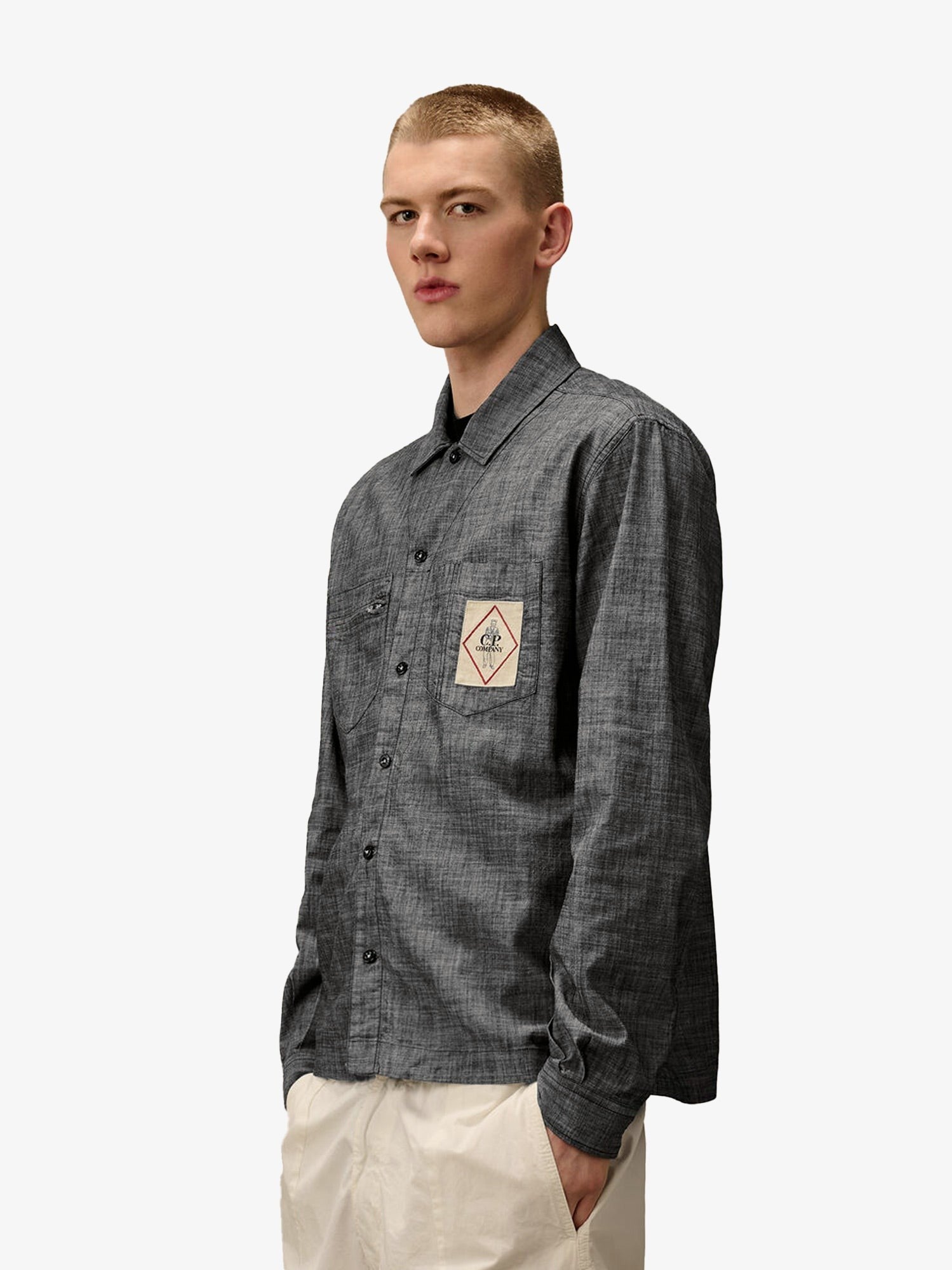 CP Company Košile z chambray bavlny