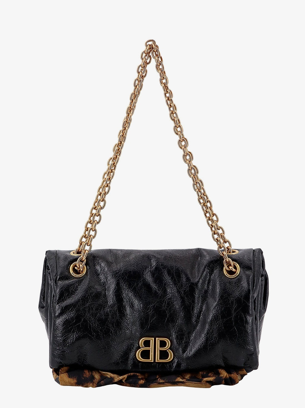 Balenciaga KEIČIAMA ODINĖ RANKINĖ PER PETĮ SU GYVŪNŲ RAŠTO INTARPU