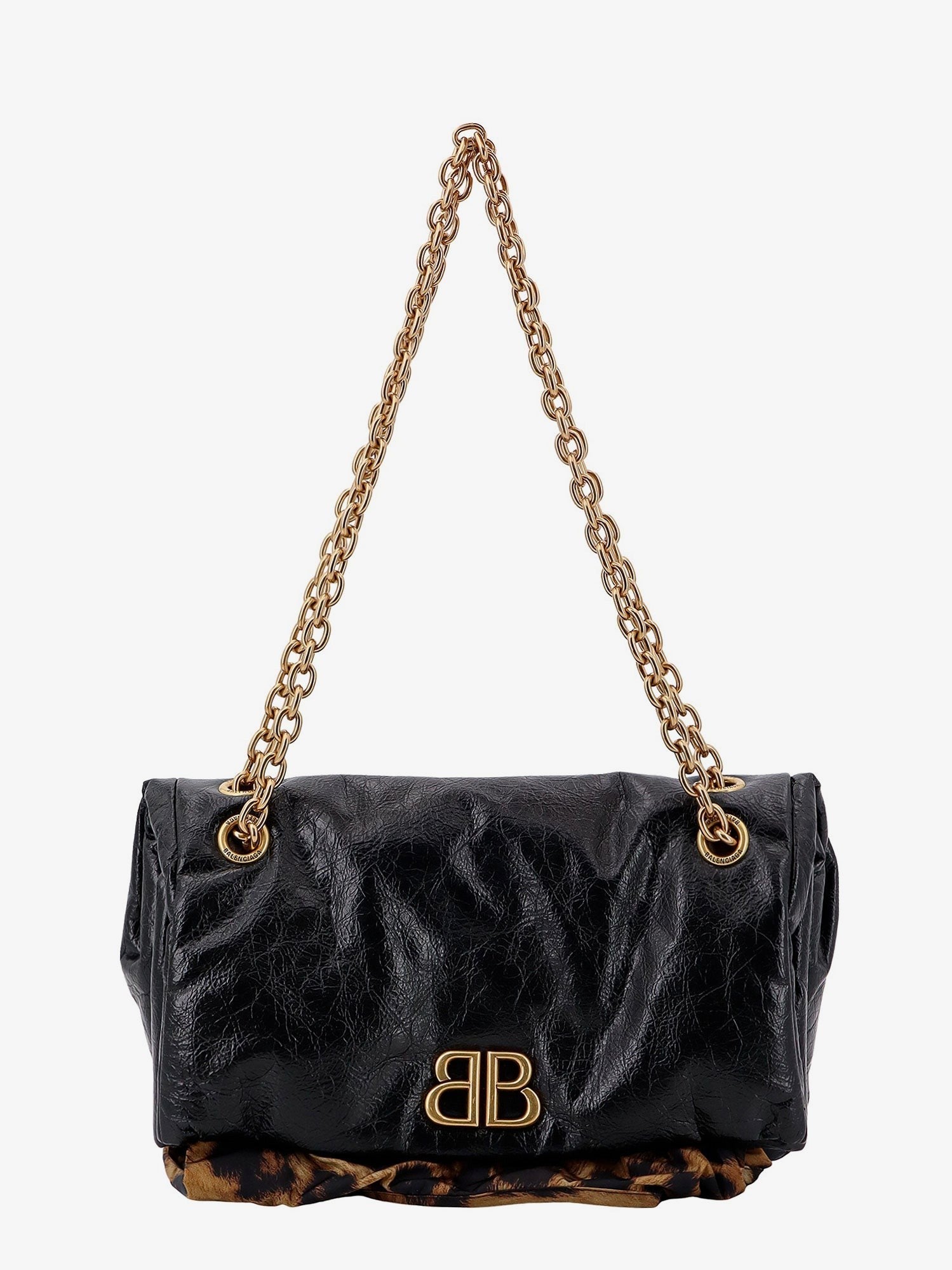 Balenciaga KEIČIAMA ODINĖ RANKINĖ PER PETĮ SU GYVŪNŲ RAŠTO INTARPU