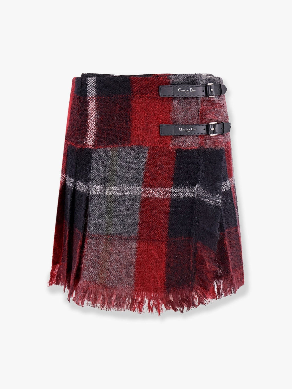 Dior Check'n'dior madras kilt z mohéru a vlny