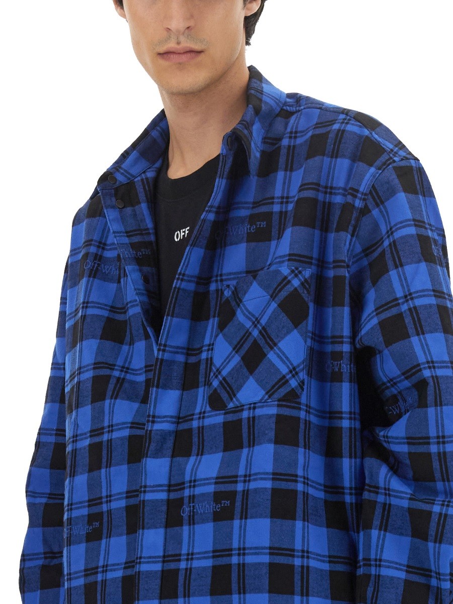 Off-White CHECK PRINT SHIRT