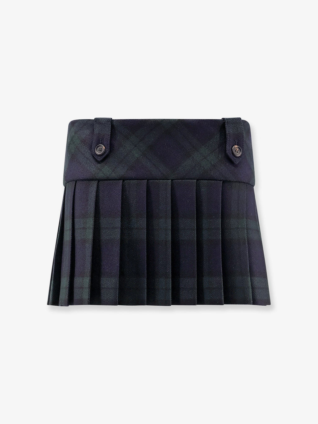Miu Miu Check virgin wool mini skirt