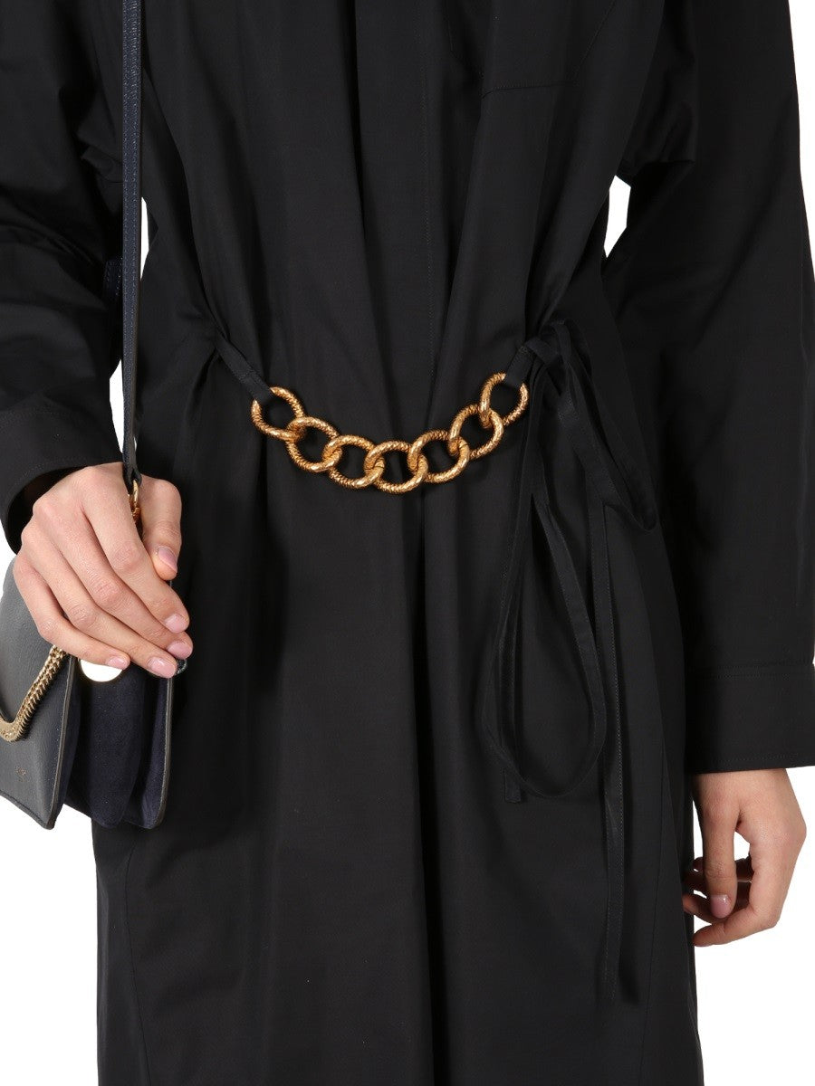 Givenchy فستان شميز بحزام سلسلة