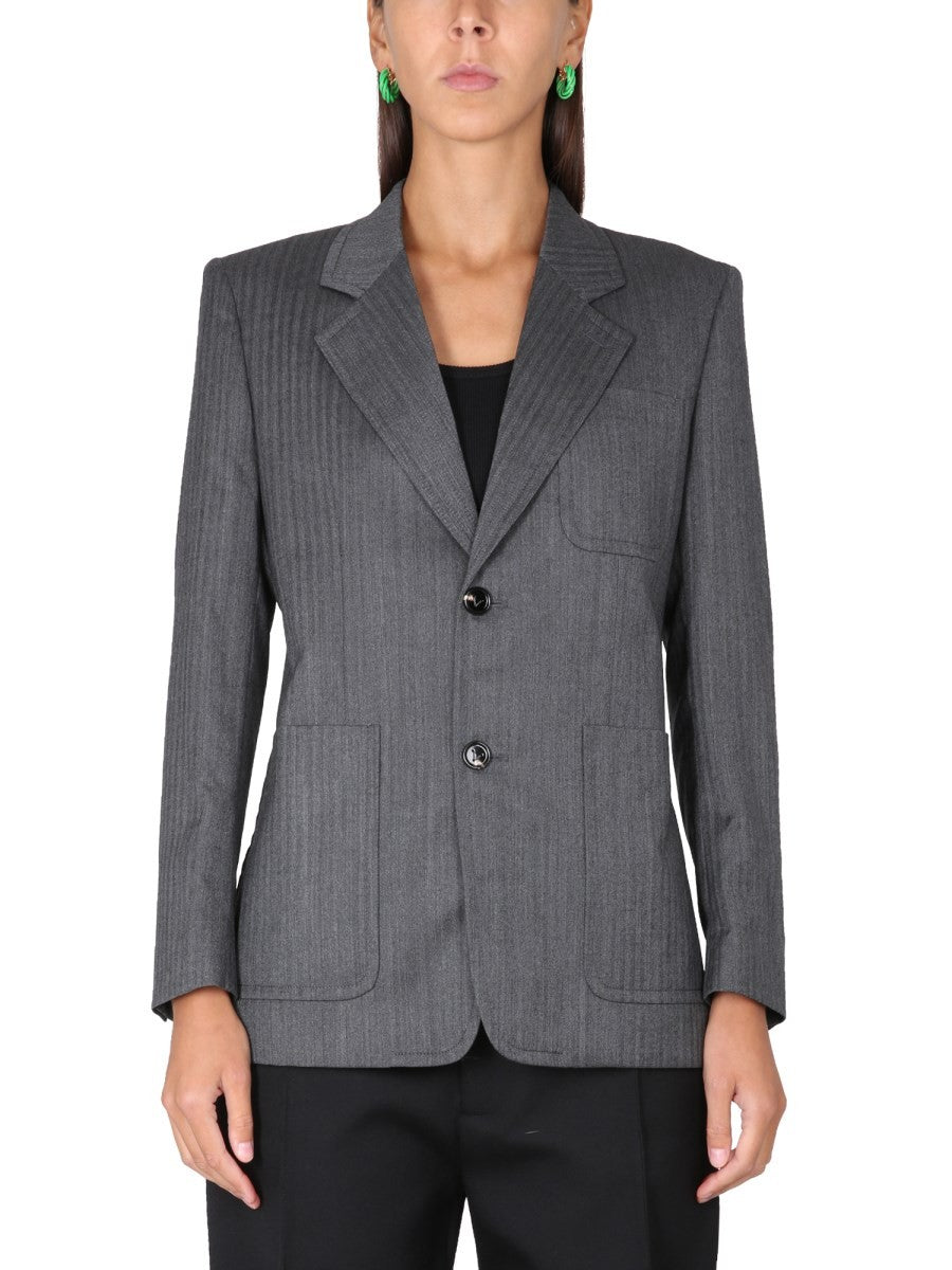 Bottega Veneta CHEVRON PATTERN JACKET