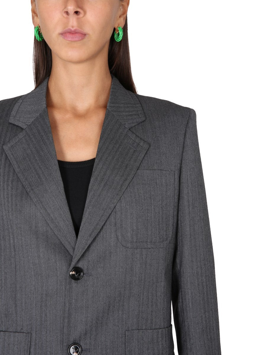 Bottega Veneta CHEVRON PATTERN JACKET