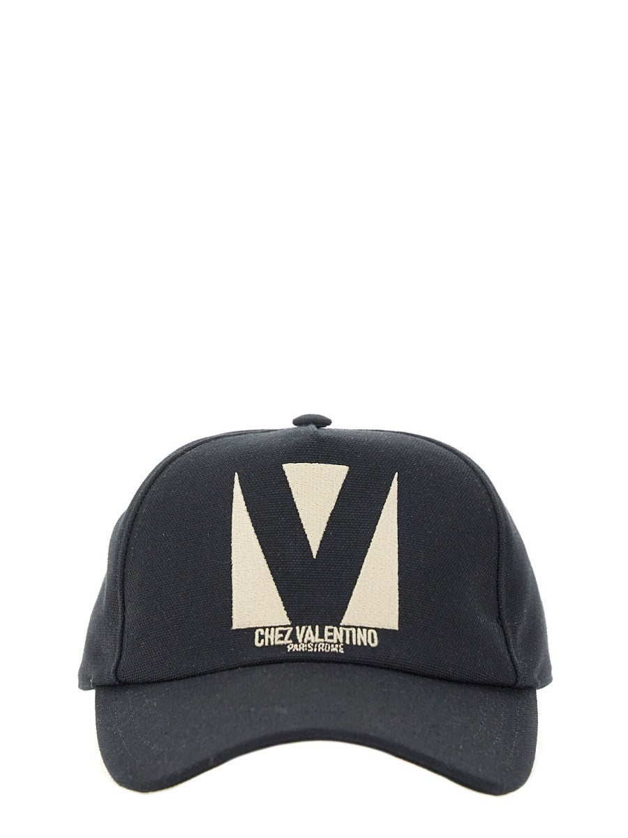 Valentino Garavani "CHEZ VALENTINE" BASEBALL HAT
