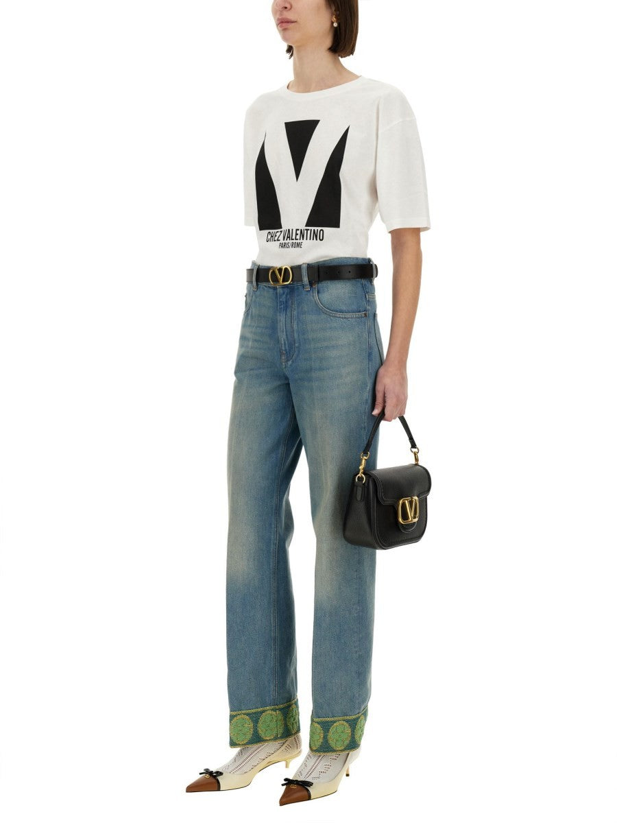T-shirt imprimé Valentino "CHEZ VALENTINO"